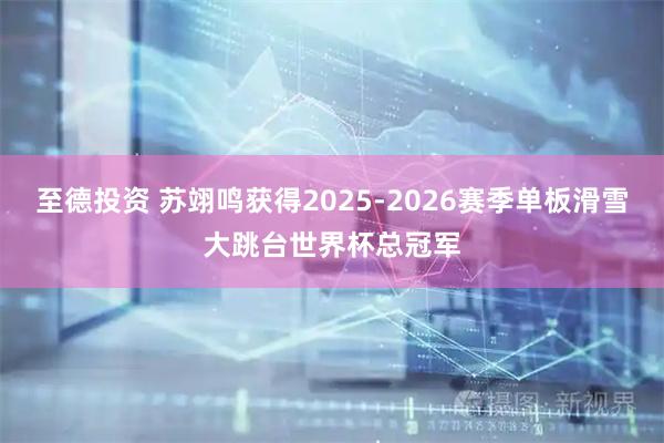 至德投资 苏翊鸣获得2025-2026赛季单板滑雪大跳台世界杯总冠军